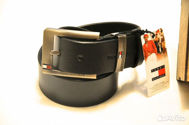 Мужской ремень / Tommy Hilfiger / новый (синий)