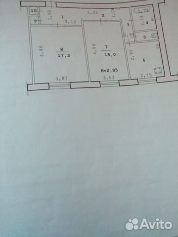 2-к квартира, 58.1 м², 2/5 эт. 2-к квартира, 58.1 м², 2/5 эт.