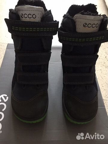 Ботинки зимние ecco, gore-tex, 33 р-м Ботинки зимние ecco, gore-tex, 33 р-м