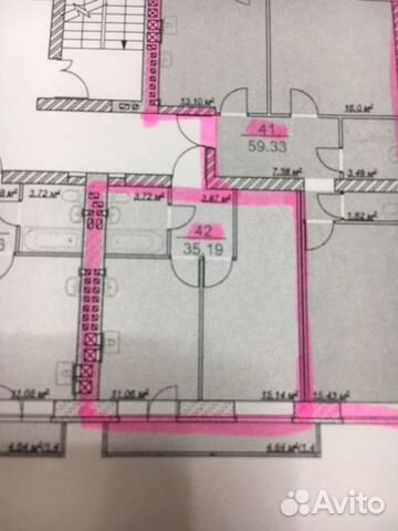 1-к квартира, 35.2 м², 6/9 эт.