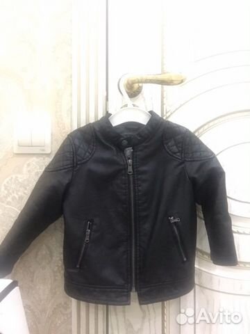 Кожаная куртка Zara