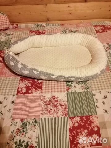 Кокон для новорождённого из нежнейшего плюша