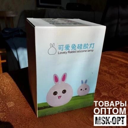 Силиконовый ночник Зайчик Силиконовый ночник Зайчик