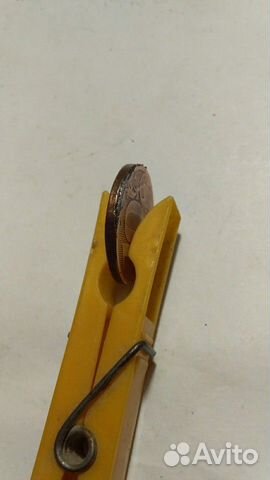 Монета 10 рублей магнитная брак Монета 10 рублей магнитная брак