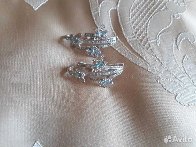 Серьги бриллиантовые Серьги бриллиантовые