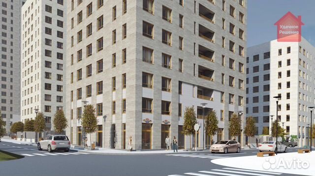 2-к квартира, 60.4 м², 17/25 эт.