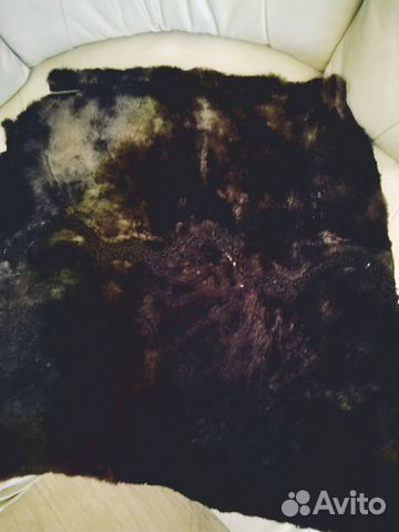 Продается кусок натурального меха мутон 55*60 см
