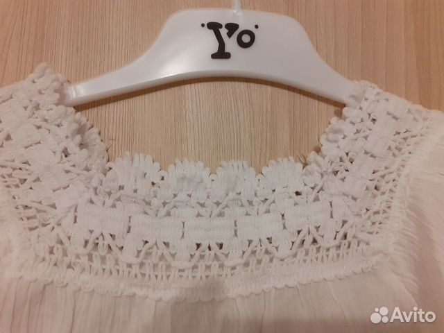 Туника летняя для девочки с вышивкой ручной работы Туника летняя для девочки с вышивкой ручной работы