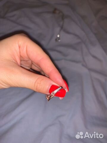 Серебряное кольцо с фианитами