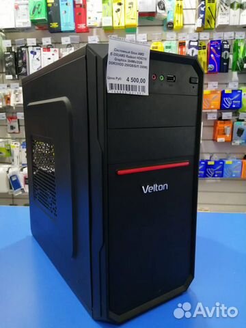 Системный блок Velton AMD E350 (3211) Enet Приобье Системный блок Velton AMD E350 (3211) Enet Приобье