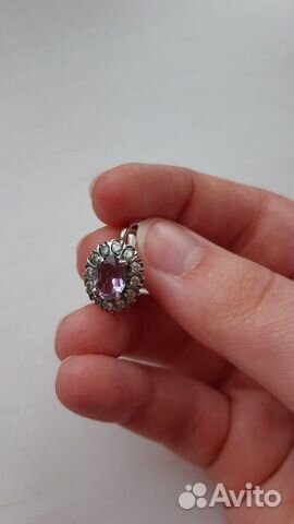 Серьги посеребреные