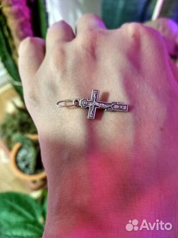 Крестик серебряный
