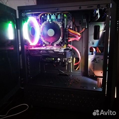 Игровой пк(6/12 2,9Ghz;8gbRAM;RX560 4gb;1Tb/120gb)