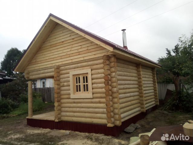 Сруб бани 3/5 м.Производство в пос.Пыра