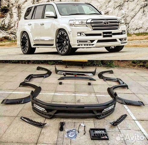 Обвес Wald для Toyota Land Cruiser 200 2016-нв Обвес Wald для Toyota Land Cruiser 200 2016-нв