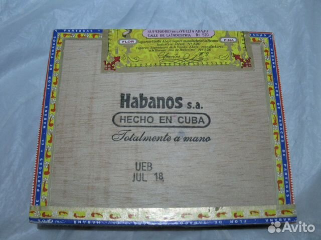 Коробка из под сигар partagas