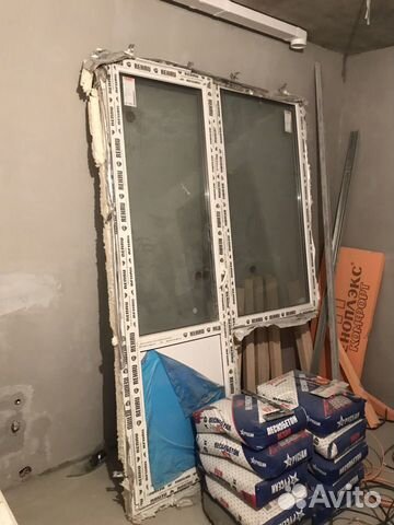 Балконная дверь +Окно rehau