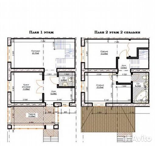 Таунхаус 99 м² на участке 4 сот. Таунхаус 99 м² на участке 4 сот.