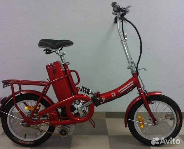Электрический велосипед складной