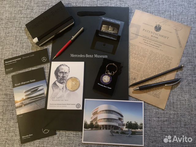 Записная книжка с ручкой набор Мерседес