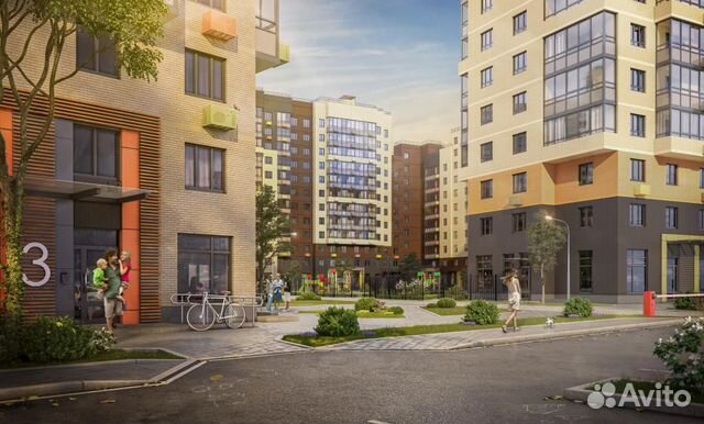1-к квартира, 41.4 м², 4/25 эт. 1-к квартира, 41.4 м², 4/25 эт.