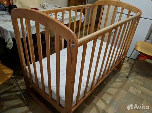 Кроватка детская Фея с матрасом Plitex EcoSoft 120 Кроватка детская Фея с матрасом Plitex EcoSoft 120