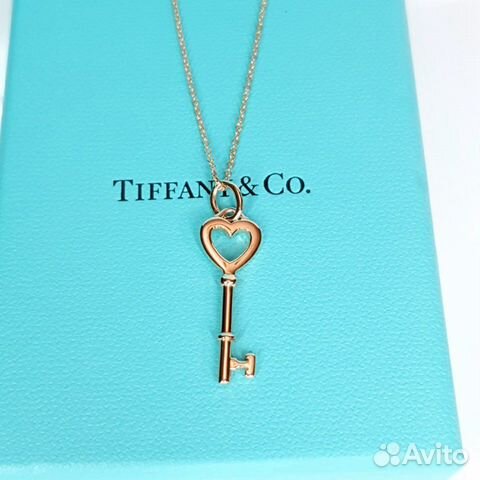 Подвеска кулон ключ Tiffany & Co Heart key Подвеска кулон ключ Tiffany & Co Heart key