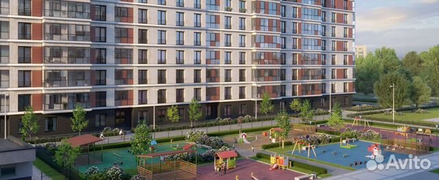 1-к квартира, 44.3 м², 2/12 эт.
