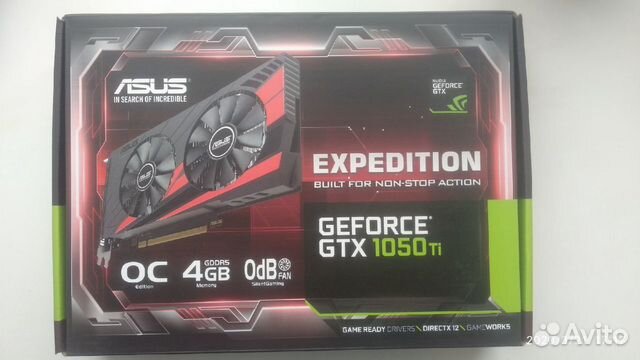Asus GTX 1050 ti OC 4gb