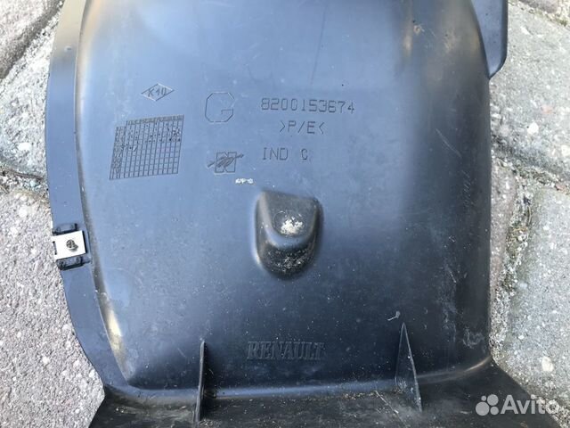 Подкрылки локеры задние на Renault Kangoo