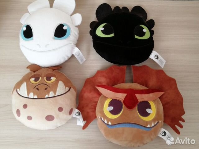 Игрушки подушки грызокрыл, дневная фурия,сарделька