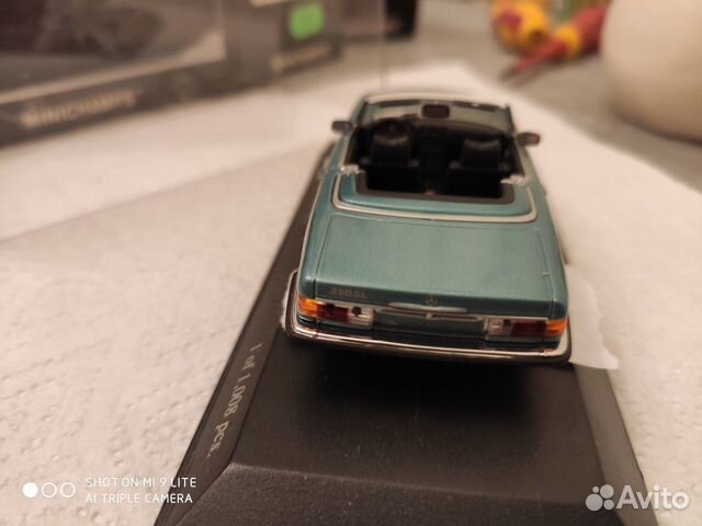 1/43 Minichamps Mercedes 350 sl,1008 ш.редкий цвет