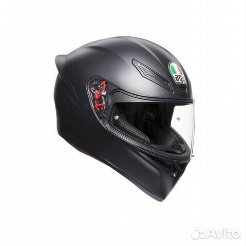 Шлем интеграл K1 AGV solid, matt black / L Шлем интеграл K1 AGV solid, matt black / L