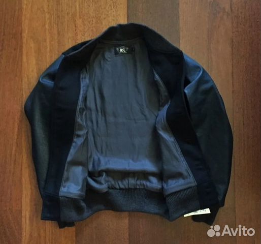 Куртка бомбер Polo Ralph Lauren Double RL Black Куртка бомбер Polo Ralph Lauren Double RL Black