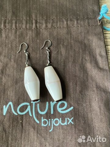 Серьги nature bjoux Франция