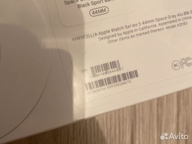 Apple watch series 5 44mm space grey Новые