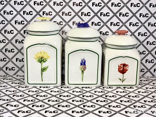 Villeroy & Boch Flora кувшин и банки для хранения