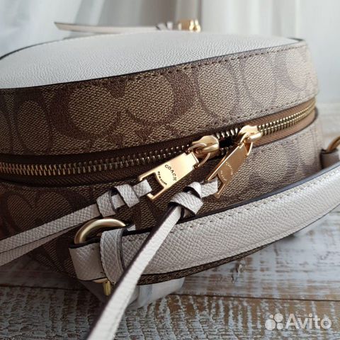 Новый женский рюкзак Coach белый