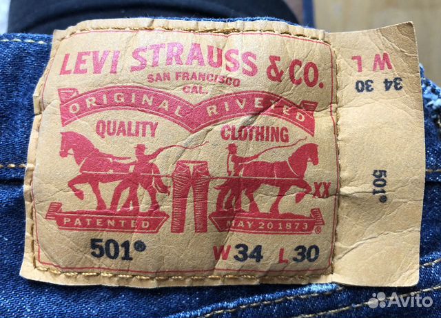 Джинсы Levi’s 501 34 х 30
