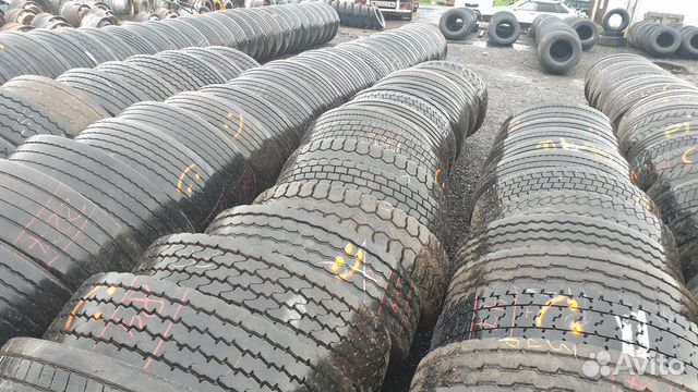 Грузовая шина бу 245 70R19.5 Goodyear Regional