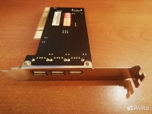 USB 2.0 PCI контроллер STLab, 4 Port