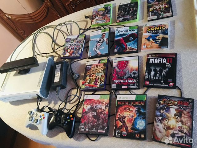 Xbox360, 2 геймпада, kinekt Xbox360, 2 геймпада, kinekt