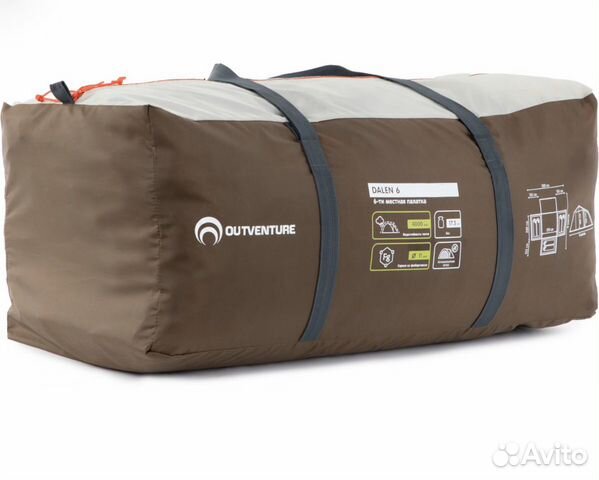 Палатка 6-местная Outventure Dalen 6 Палатка 6-местная Outventure Dalen 6