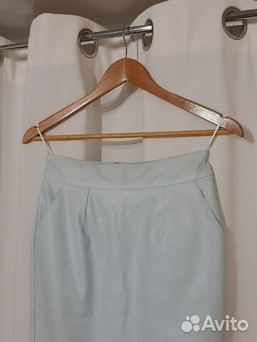 Юбка экокожа River Island (летняя)