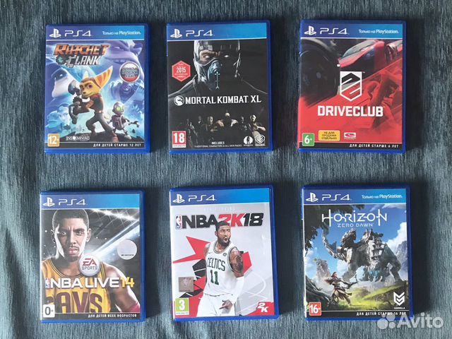 Игры PS4 (поштучно)