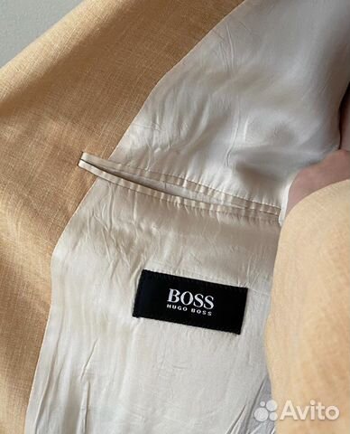 Льяной винтажный пиджак Boss Льяной винтажный пиджак Boss
