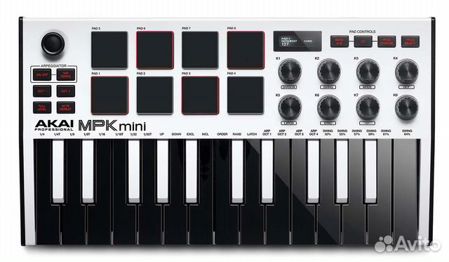 Midi-клавиатура akai MPK Mini MK3 (белая)