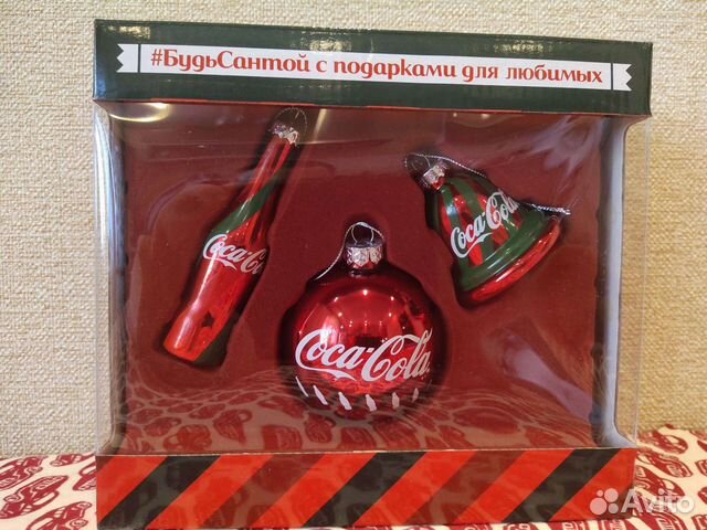 Новогодние грушки coca cola 2018