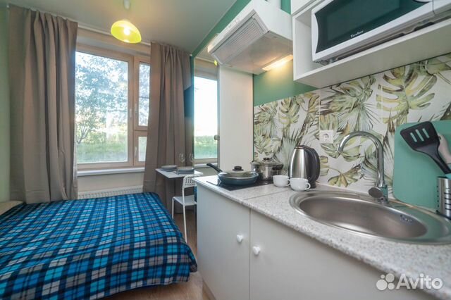 

Квартира-студия, 12 м², 1 кровать