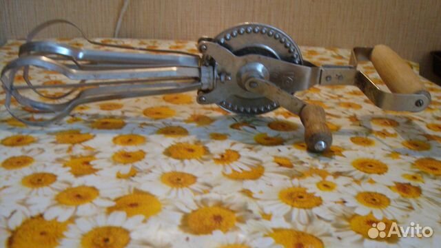 Миксер ручной механический СССР ретро